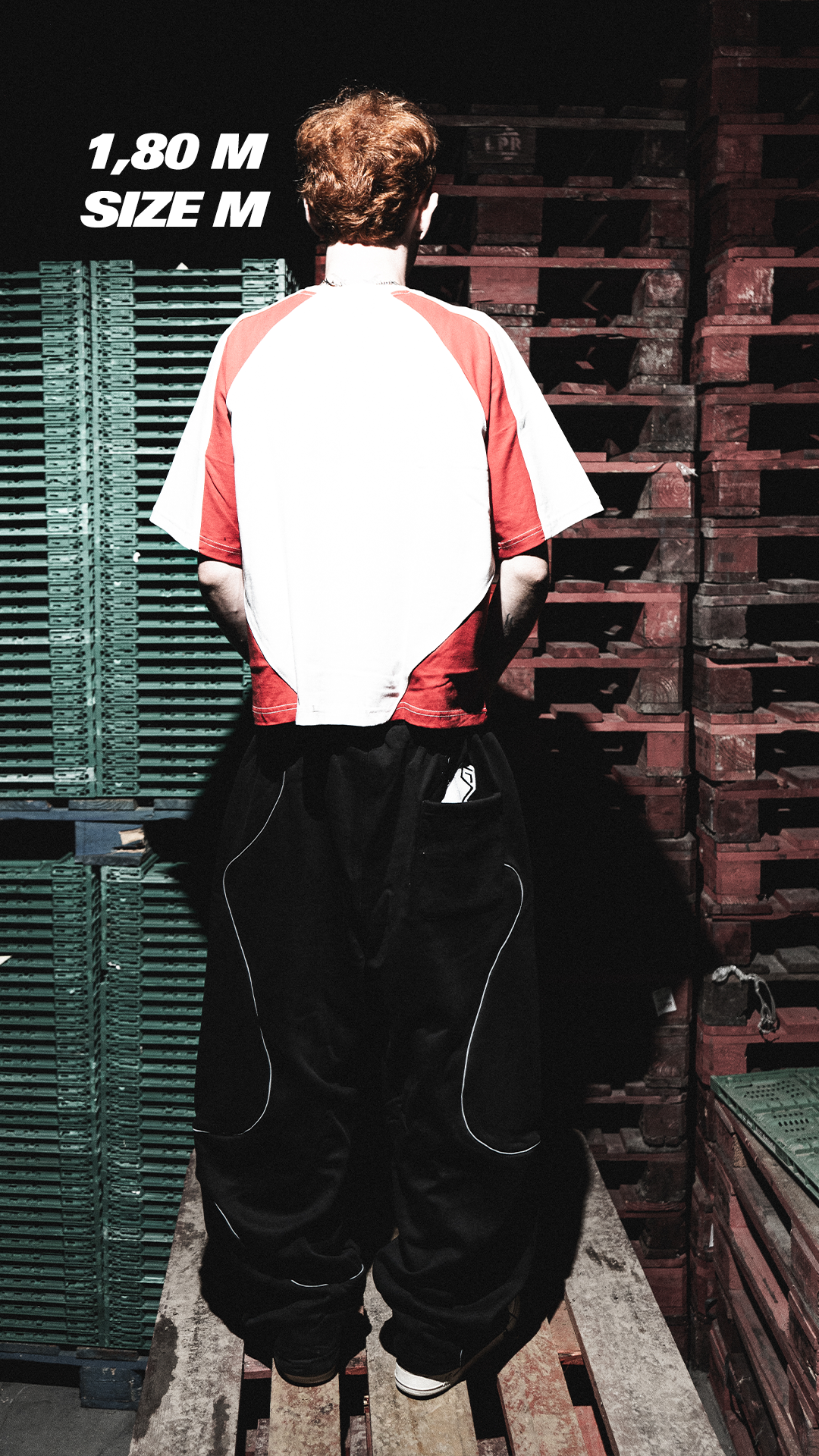 RED REFLECTIVE T-SHIRT