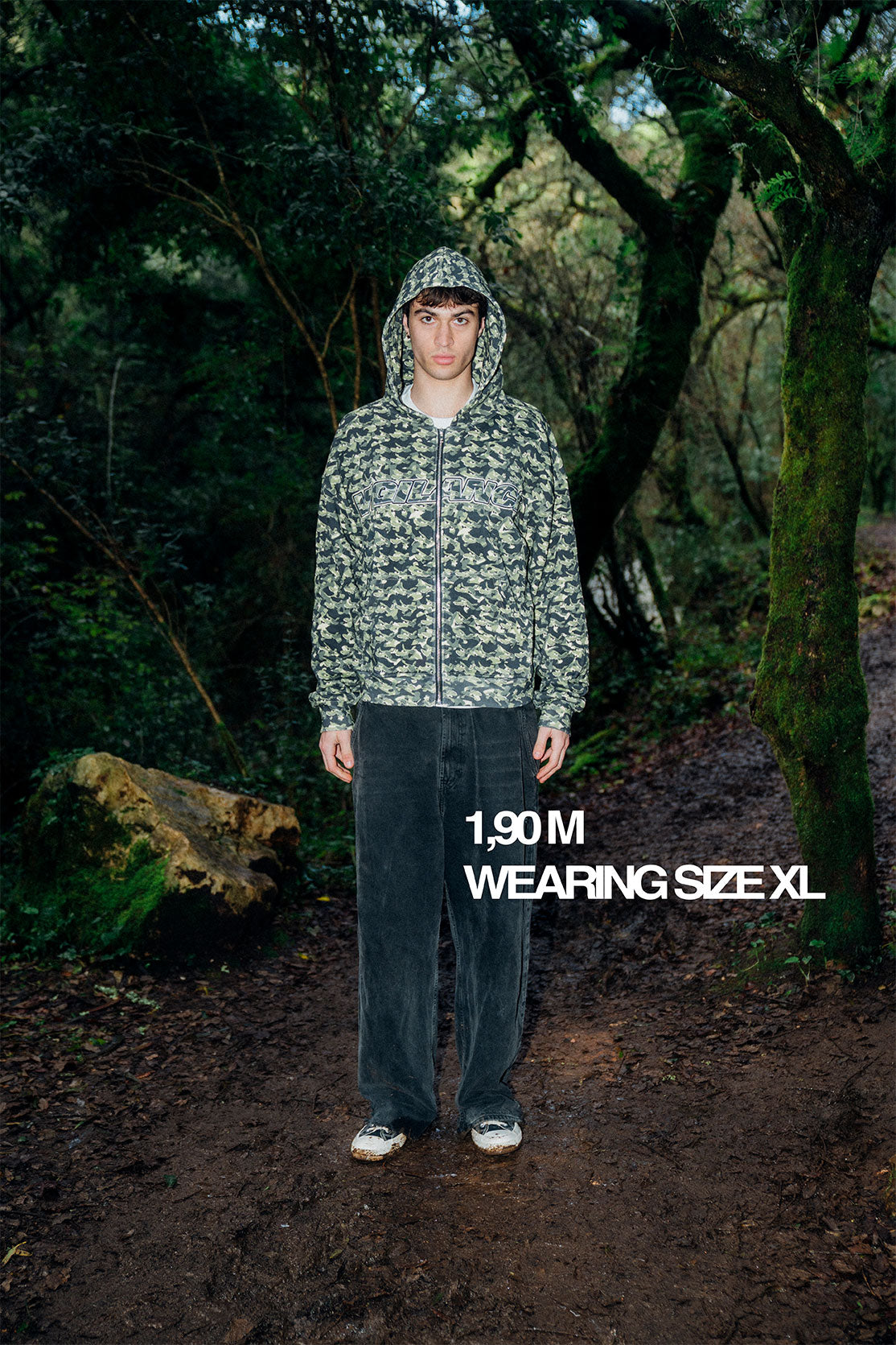 VIGILANCE CAMO ZIP-UP HOODIE