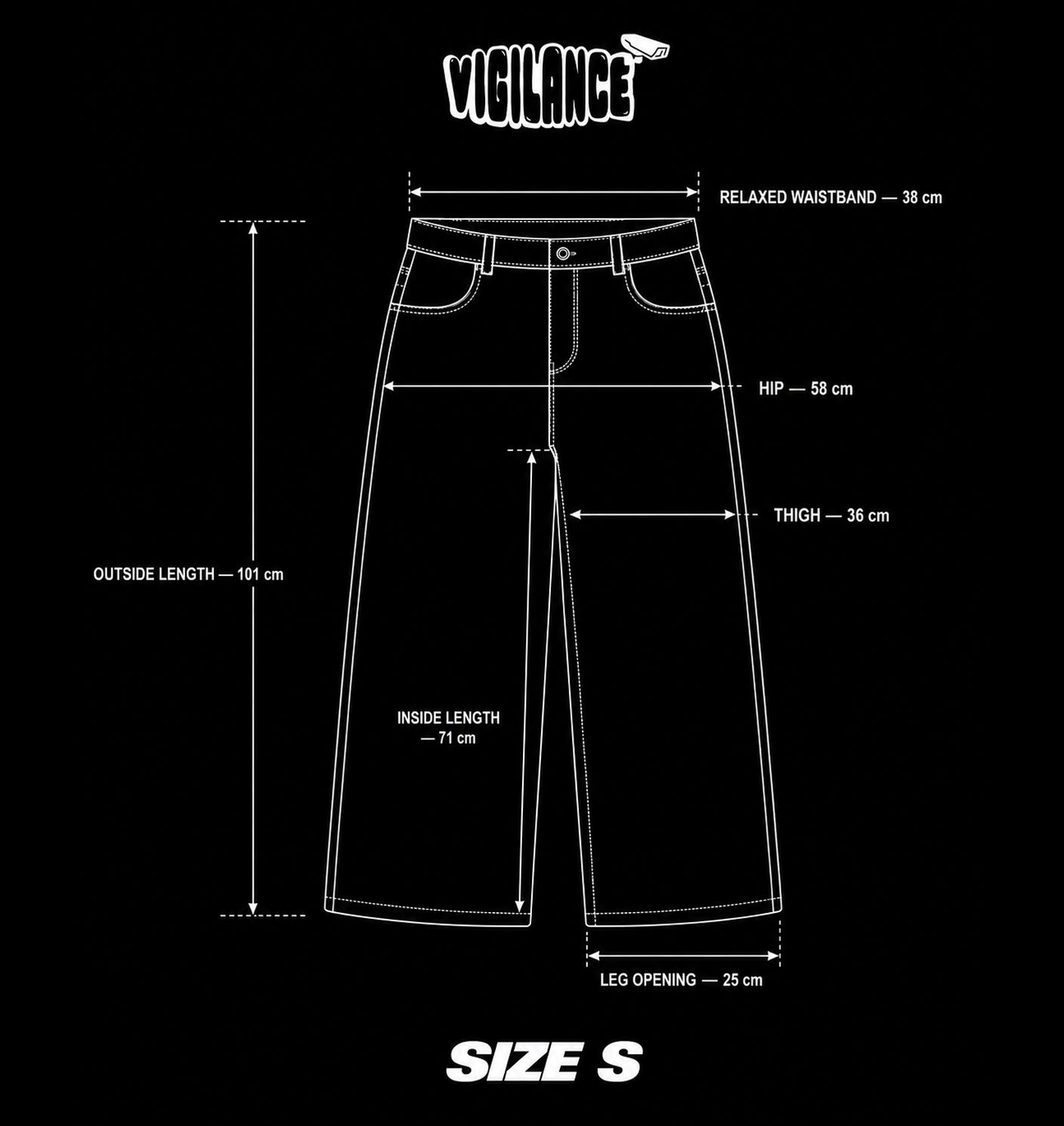 VIGILANCE LIGHT BLUE DENIM PANTS