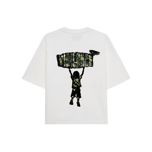 VIGILANCE WHITE CAMOUFLAGE TEE