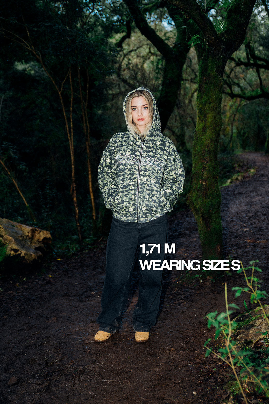 VIGILANCE CAMO ZIP-UP HOODIE