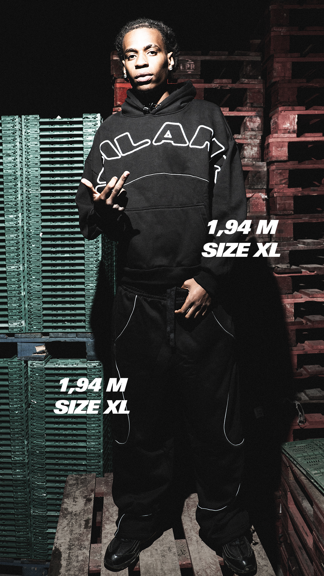 FULL REFLECTIVE TRACKSUIT SET