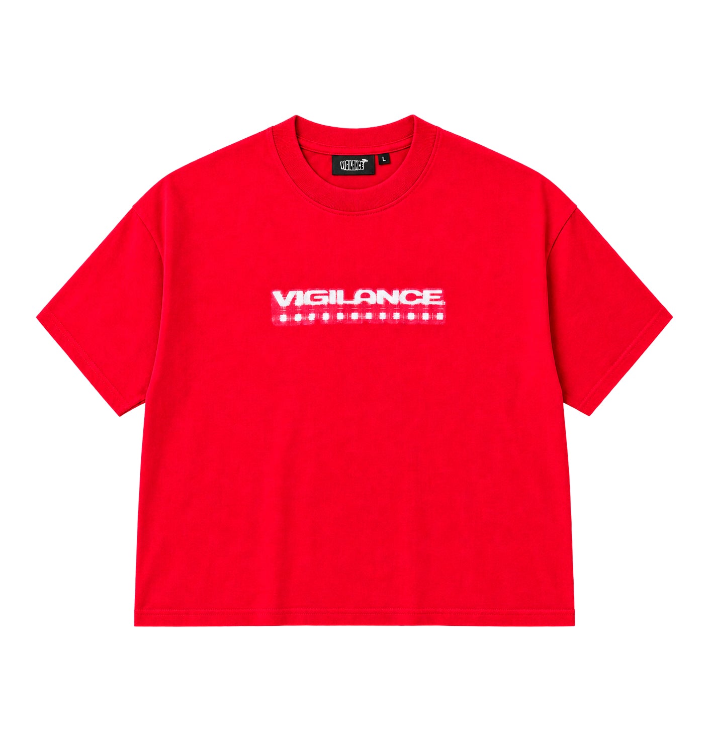 RED CHECKERED T-SHIRT