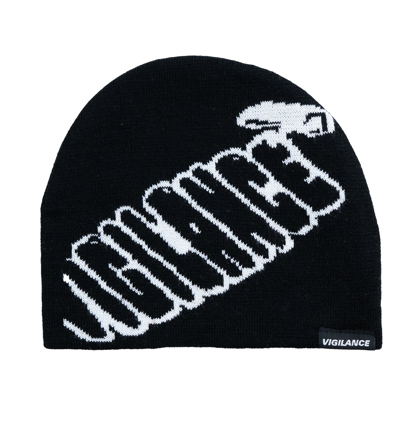VIGILANCE BLACK BEANIE