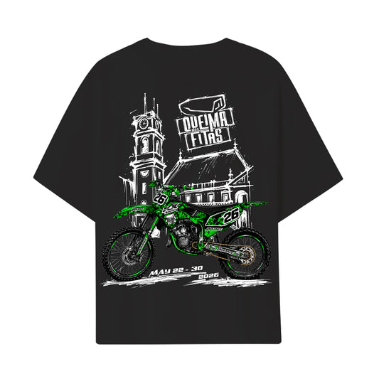 VIGI X QUEIMA 26 BLACK TEE