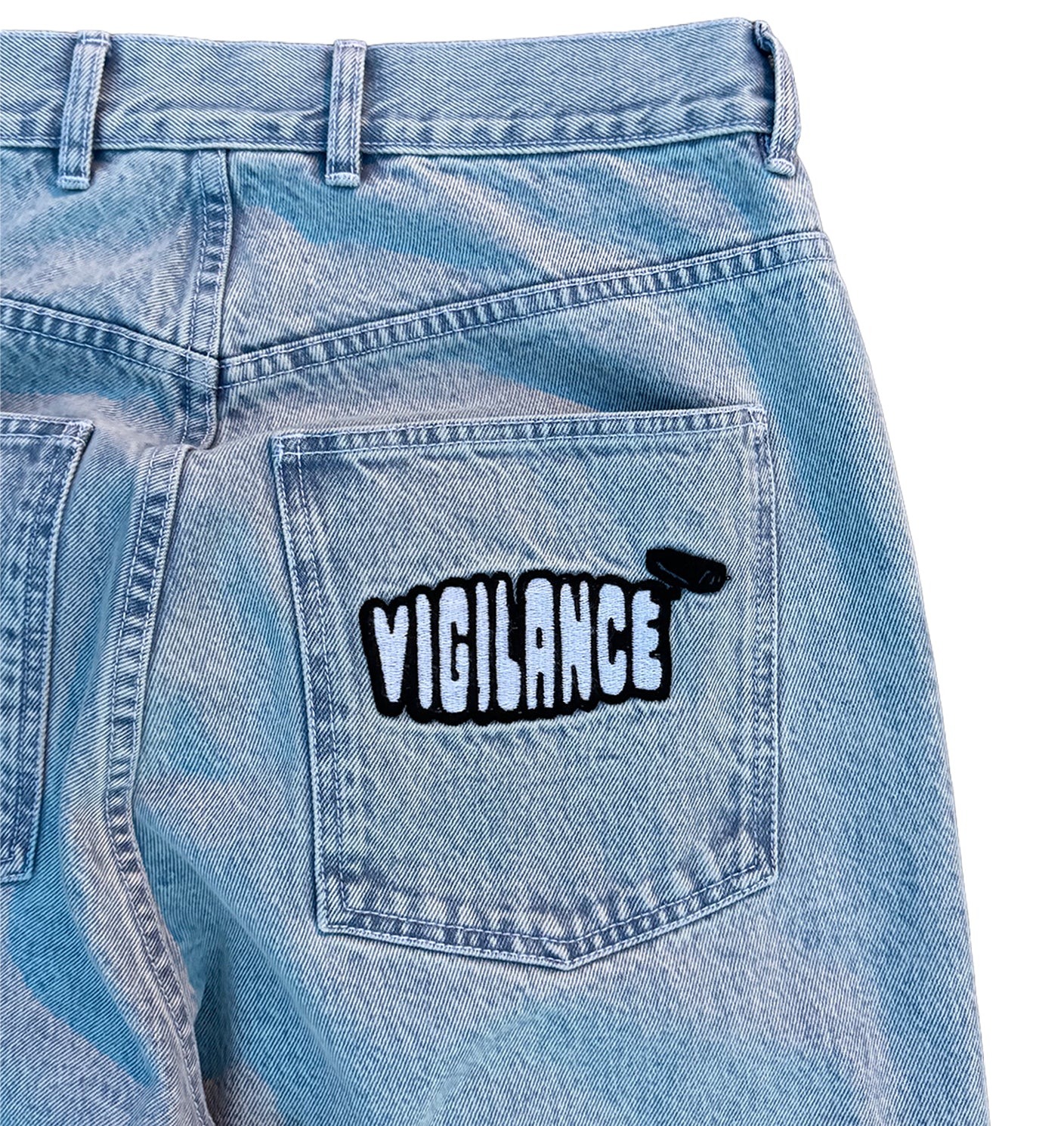 VIGILANCE LIGHT BLUE DENIM PANTS