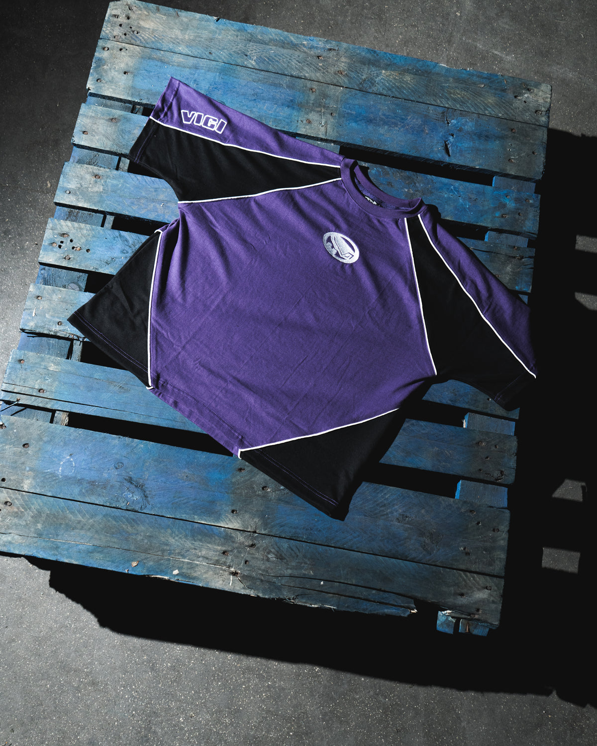 PURPLE REFLECTIVE T-SHIRT