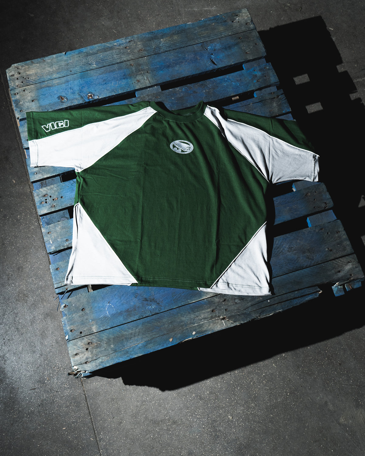 GREEN REFLECTIVE T-SHIRT