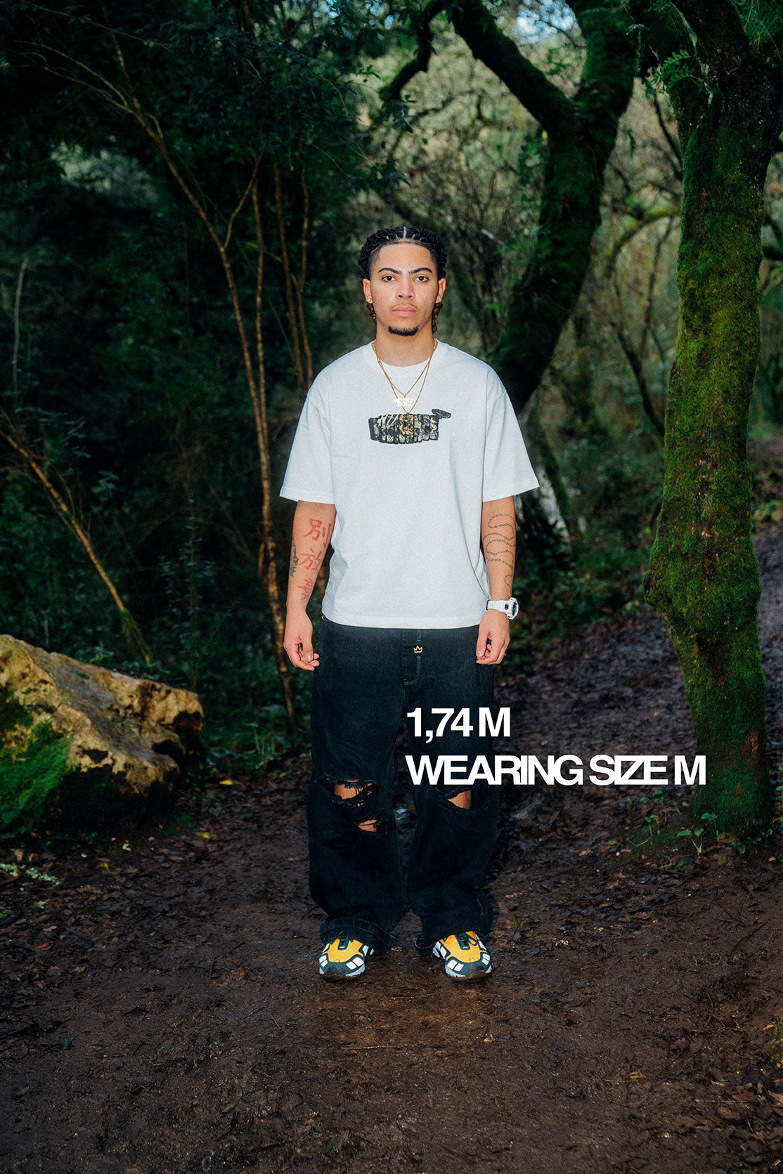 VIGILANCE WHITE CAMOUFLAGE TEE