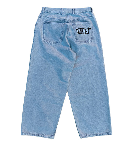 VIGILANCE LIGHT BLUE DENIM PANTS