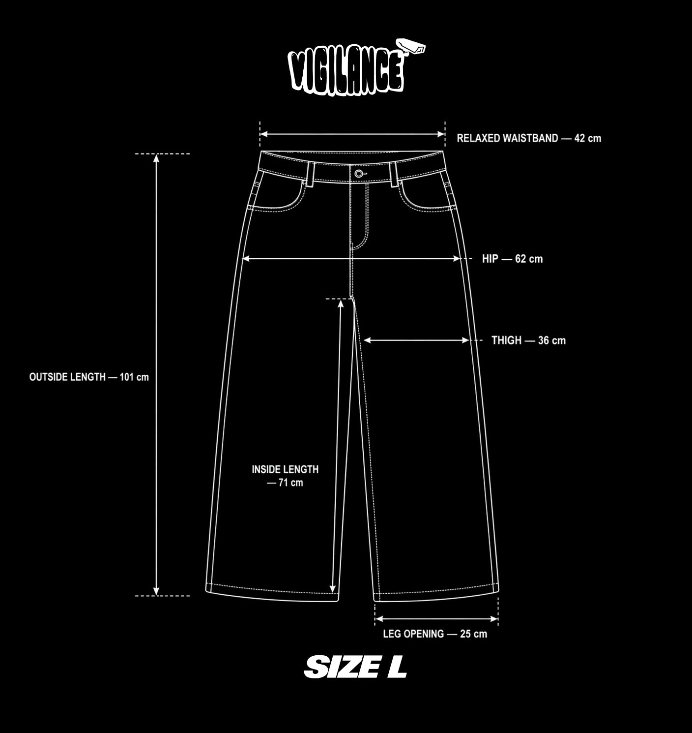 VIGILANCE LIGHT BLUE DENIM PANTS