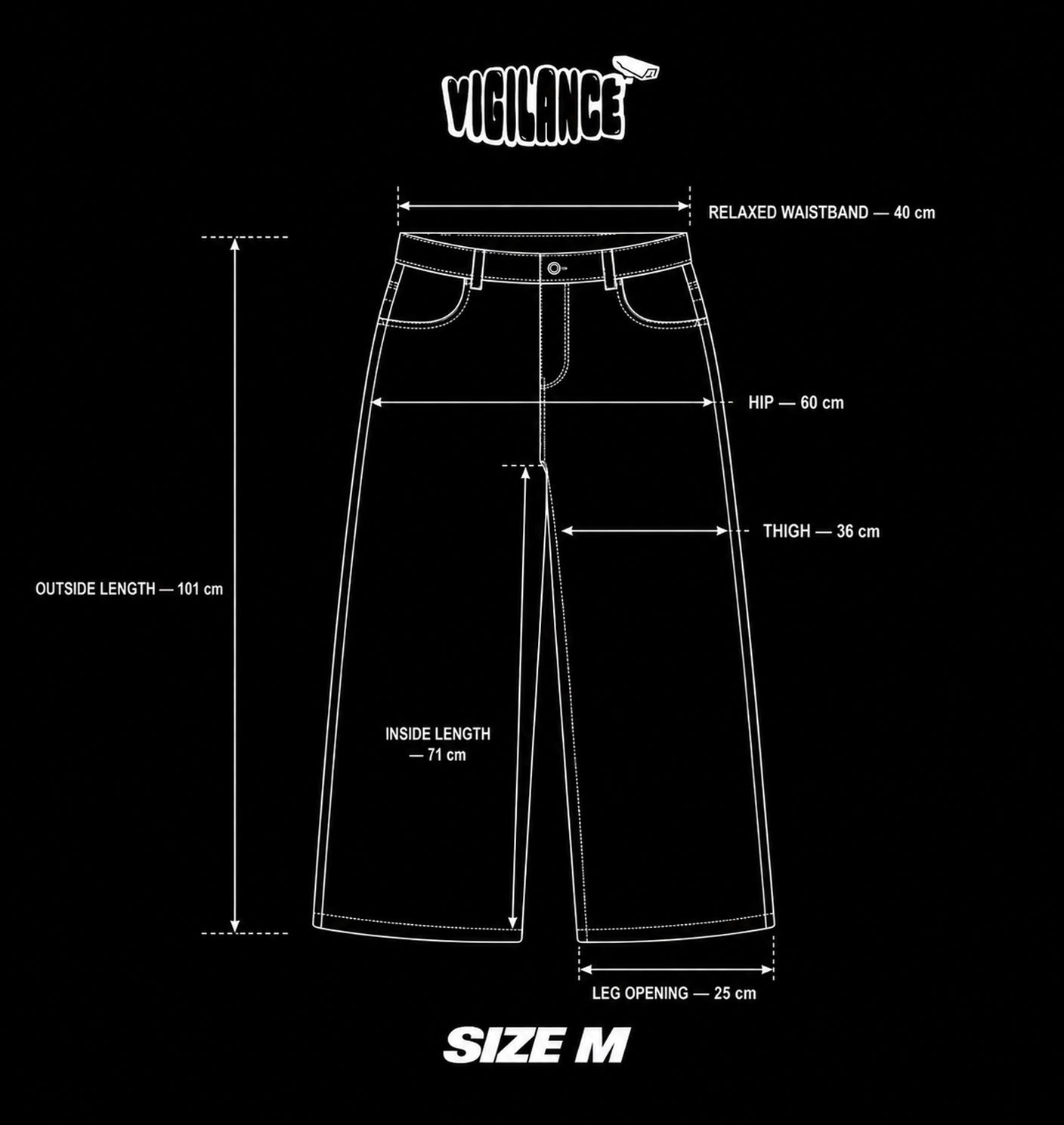 VIGILANCE LIGHT BLUE DENIM PANTS