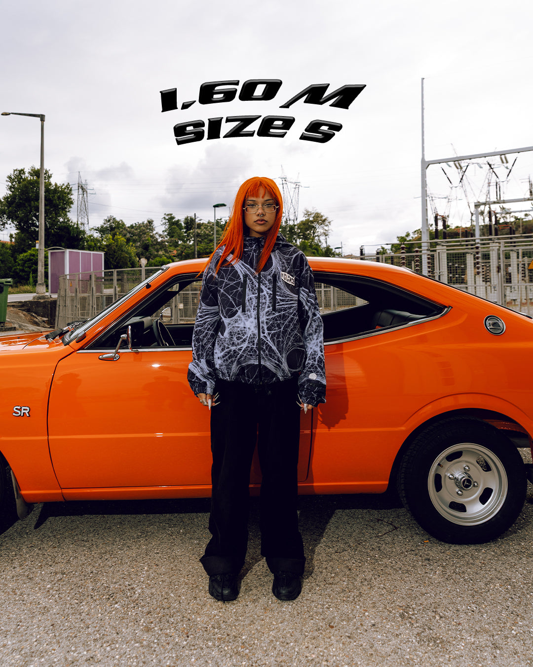 BLUE LOBOTOMIA TECH WINDBREAKER