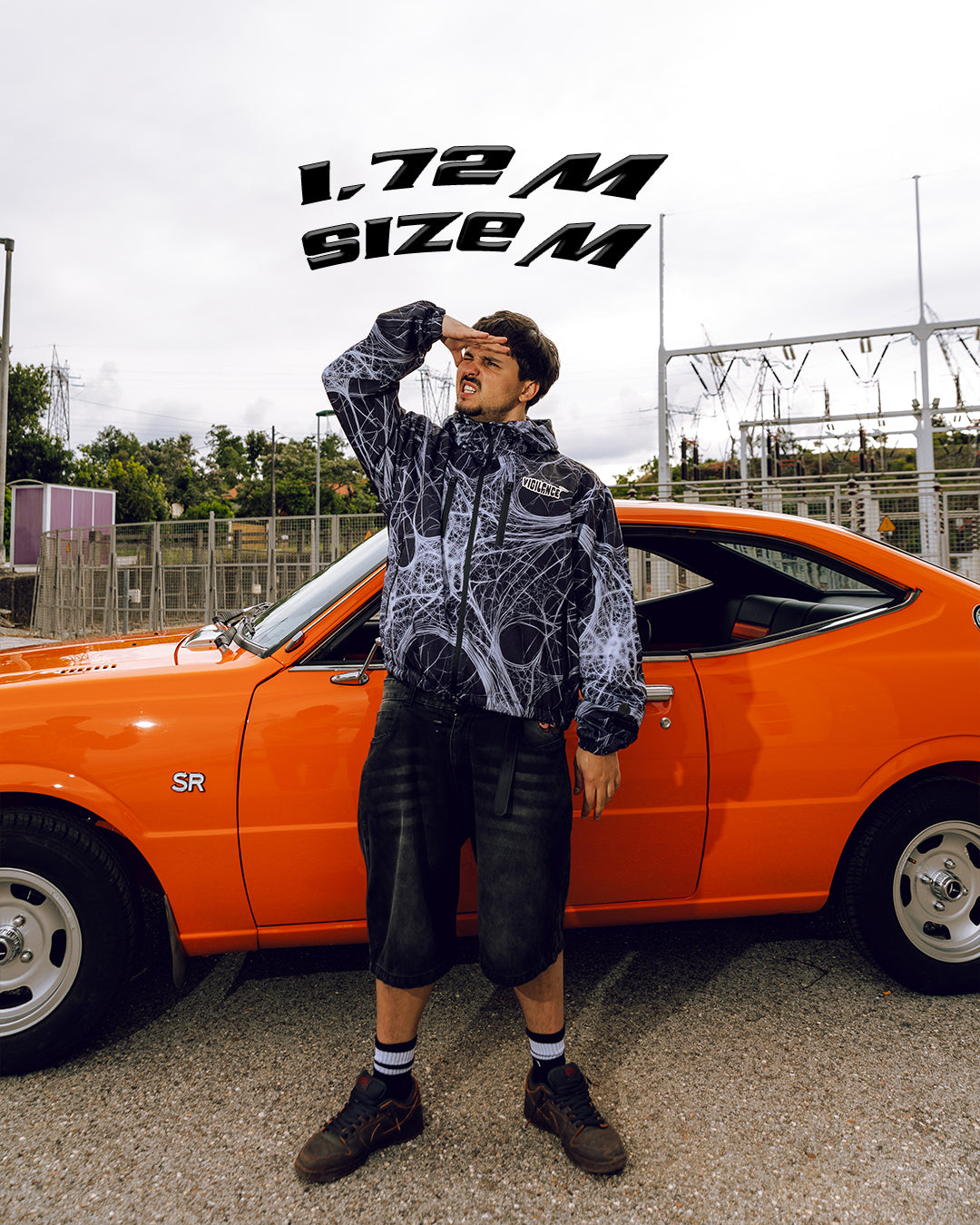 BLUE LOBOTOMIA TECH WINDBREAKER