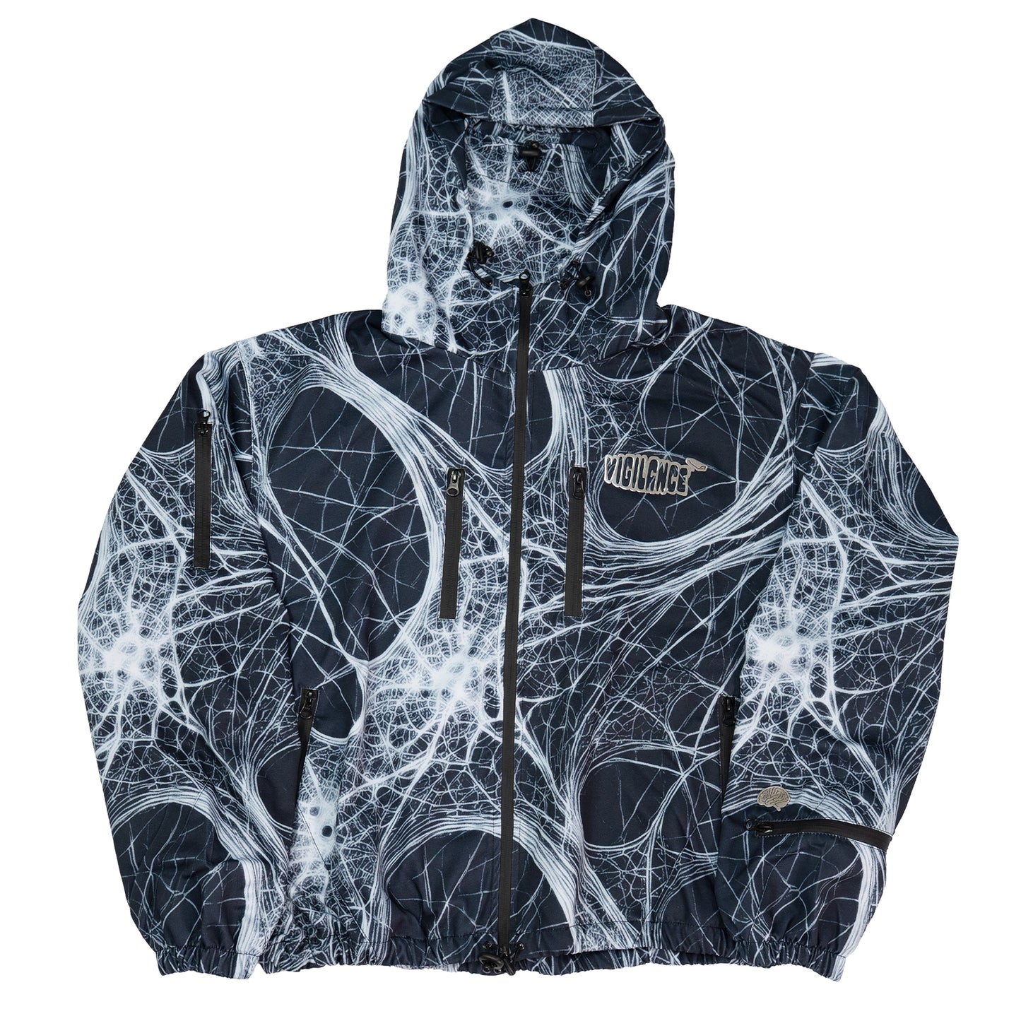 BLUE LOBOTOMIA TECH WINDBREAKER