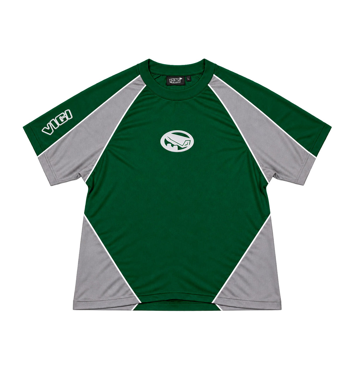GREEN REFLECTIVE T-SHIRT