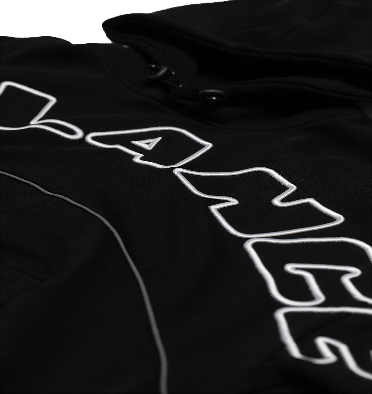 BLACK REFLECTIVE TRACKSUIT HOODIE