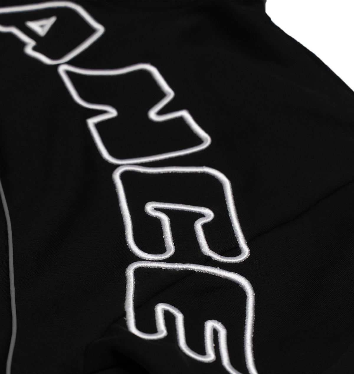 BLACK REFLECTIVE TRACKSUIT HOODIE